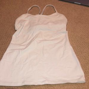 Lululemon power Y tank with built in bra